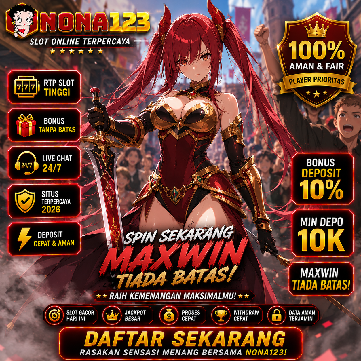 NONA123 Maxwin Banner
